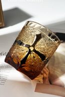 Edo Kiriko Cross Crystal Whiskey Glass
